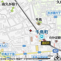 東京都大田区千鳥3丁目6-7周辺の地図