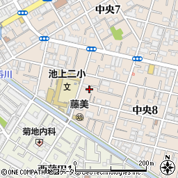 東京都大田区中央8丁目11周辺の地図