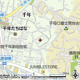 神奈川県川崎市高津区千年213-7周辺の地図