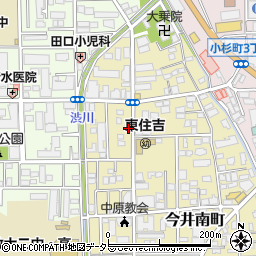 神奈川県川崎市中原区今井南町6-9周辺の地図