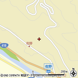 岐阜県山県市佐野114周辺の地図