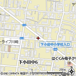 中原警察署下小田中交番周辺の地図