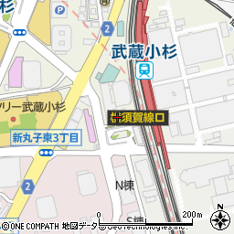 デリド武蔵小杉店周辺の地図