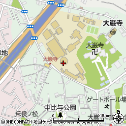 淑徳大学　総務部周辺の地図