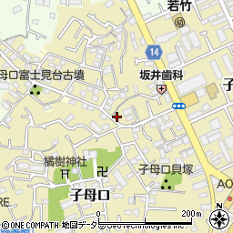 神奈川県川崎市高津区子母口54-118周辺の地図
