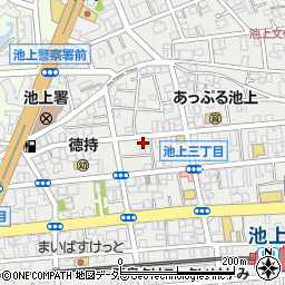 東京都大田区池上3丁目34-3周辺の地図