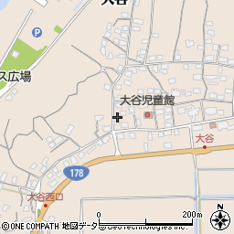 鳥取県岩美郡岩美町大谷645周辺の地図