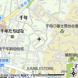 神奈川県川崎市高津区千年212-4周辺の地図