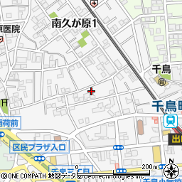 東京都大田区千鳥3丁目2周辺の地図
