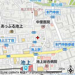 早稲田アカデミー池上校周辺の地図