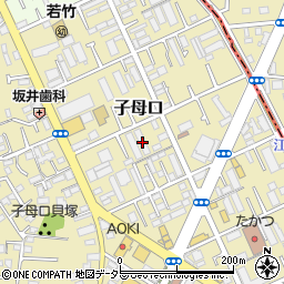 神奈川県川崎市高津区子母口367周辺の地図