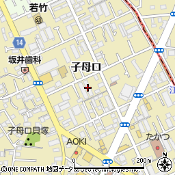 グランイーグル武蔵新城１周辺の地図
