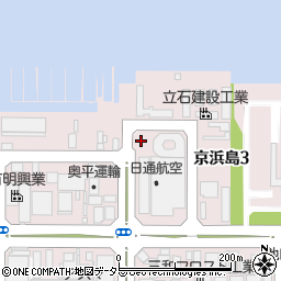 タイムズ京浜島駐車場周辺の地図