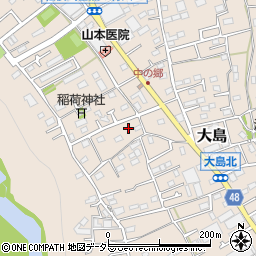 神奈川県相模原市緑区大島3287-5周辺の地図
