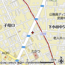 神奈川県川崎市高津区子母口469周辺の地図