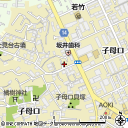 神奈川県川崎市高津区子母口193-10周辺の地図