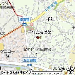 神奈川県川崎市高津区千年112-3周辺の地図