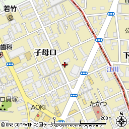 川崎子母口郵便局 ＡＴＭ周辺の地図