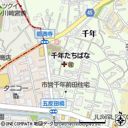 神奈川県川崎市高津区千年112周辺の地図