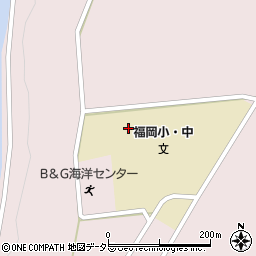 中津川市立福岡中学校周辺の地図
