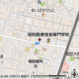 東京都大田区中央3丁目22-21周辺の地図