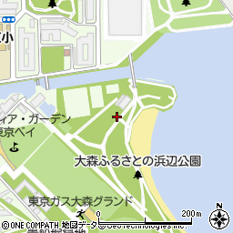 東京都大田区ふるさとの浜辺公園1周辺の地図