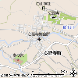 山梨県甲府市心経寺町860周辺の地図