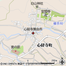 心経寺集会所周辺の地図