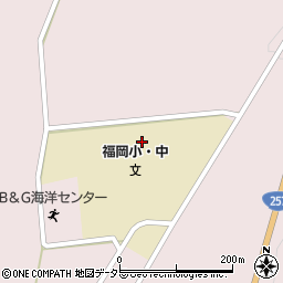 中津川市立福岡小学校周辺の地図