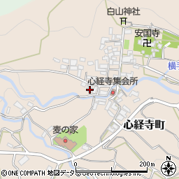 山梨県甲府市心経寺町771周辺の地図