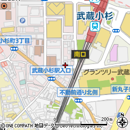 メガネスーパー　武蔵小杉東急南口店周辺の地図