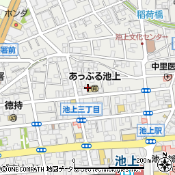 東京都大田区池上3丁目29周辺の地図