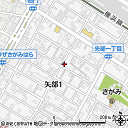 長田瓣商店周辺の地図