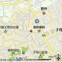 神奈川県川崎市高津区子母口183-29周辺の地図