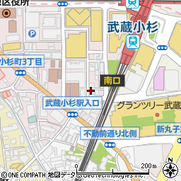 磯丸水産 武蔵小杉南口店周辺の地図