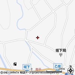 岐阜県中津川市坂下1761周辺の地図