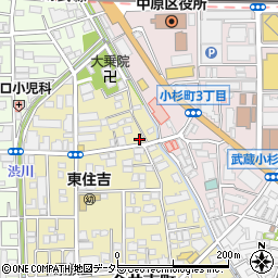 電活プラザ武蔵小杉店周辺の地図