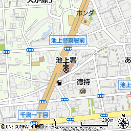東京都大田区池上3丁目20周辺の地図