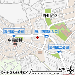 神奈川県川崎市宮前区野川台周辺の地図