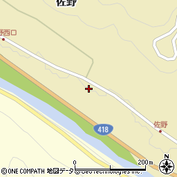岐阜県山県市佐野240周辺の地図