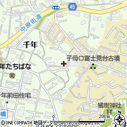 神奈川県川崎市高津区千年273周辺の地図