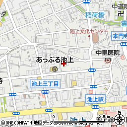 東京都大田区池上3丁目30-1周辺の地図