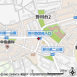 野川台周辺の地図