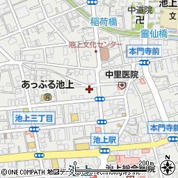 東京都大田区池上3丁目30-6周辺の地図