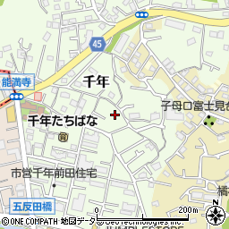 神奈川県川崎市高津区千年209-25周辺の地図