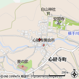 山梨県甲府市心経寺町776周辺の地図