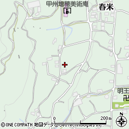 山梨県南巨摩郡富士川町舂米938周辺の地図