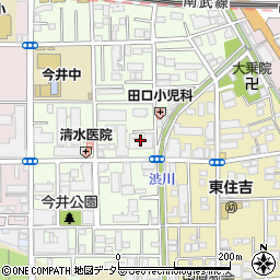 ルフォン武蔵小杉今井仲町周辺の地図
