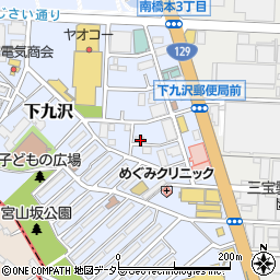 神奈川県相模原市中央区下九沢65-2周辺の地図