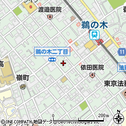 東京都大田区鵜の木2丁目23周辺の地図